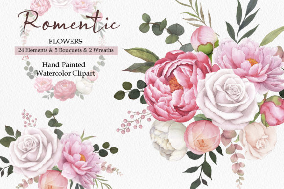Watercolor Peony Clipart Review