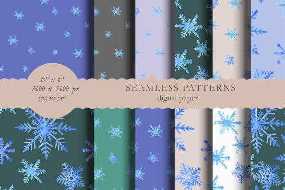 Winter Seamless Pattern. Illustrations